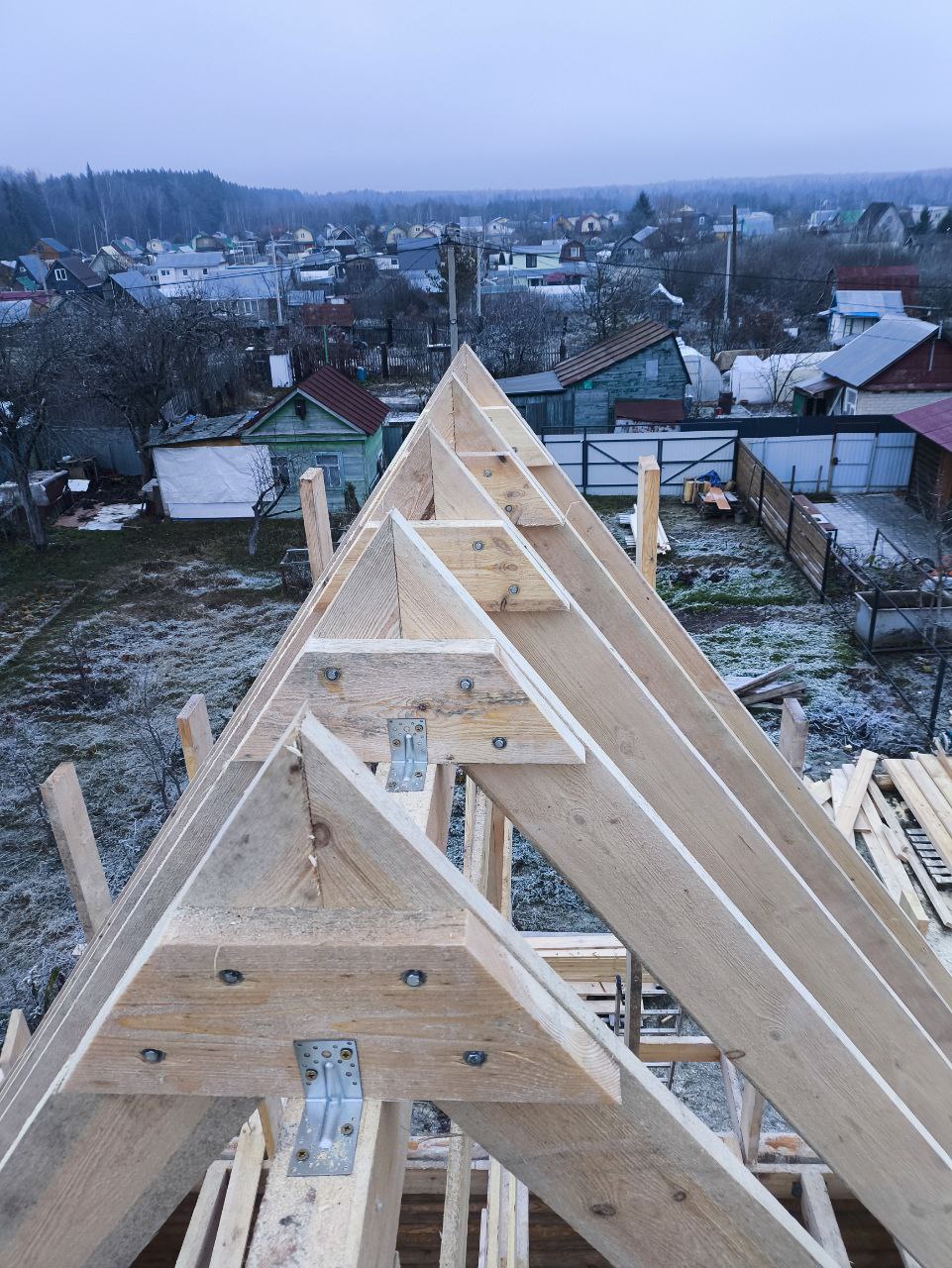 Готовый объект кровельных работ