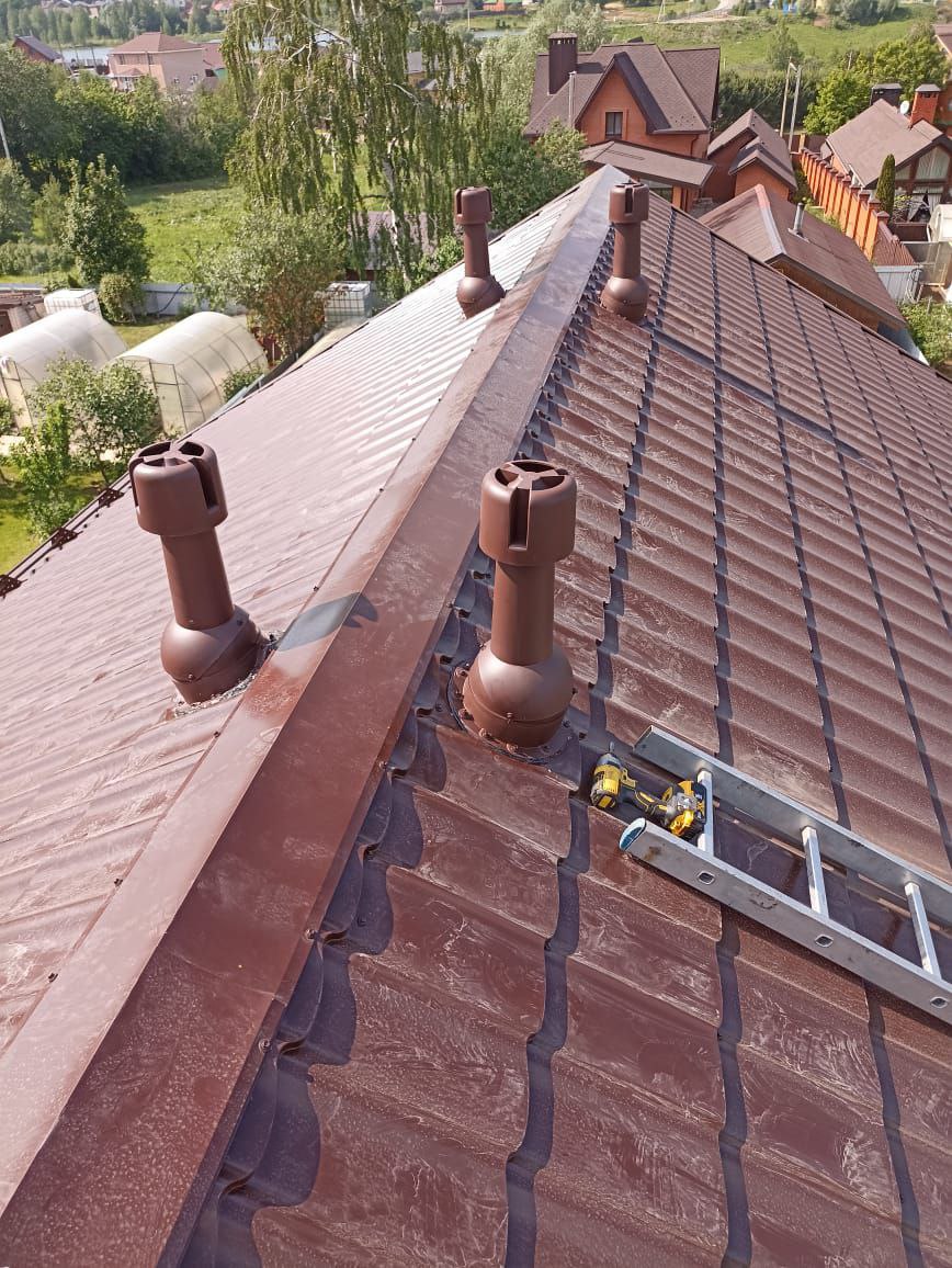 Готовый объект кровельных работ