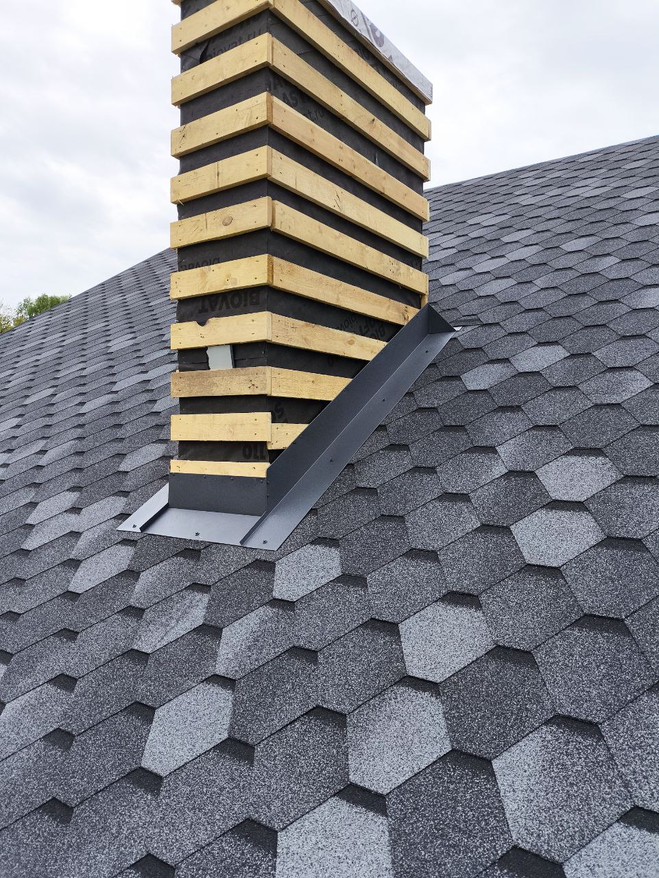 Готовый объект кровельных работ