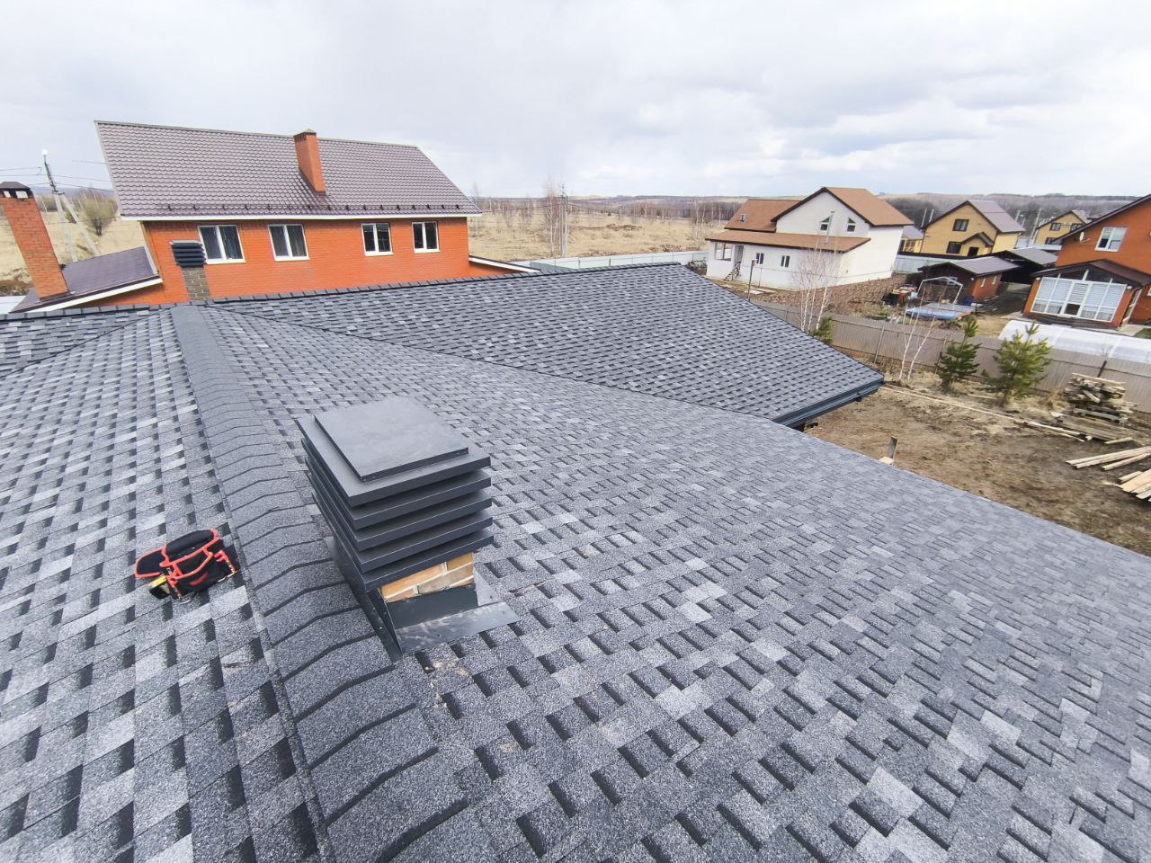 Готовый объект кровельных работ