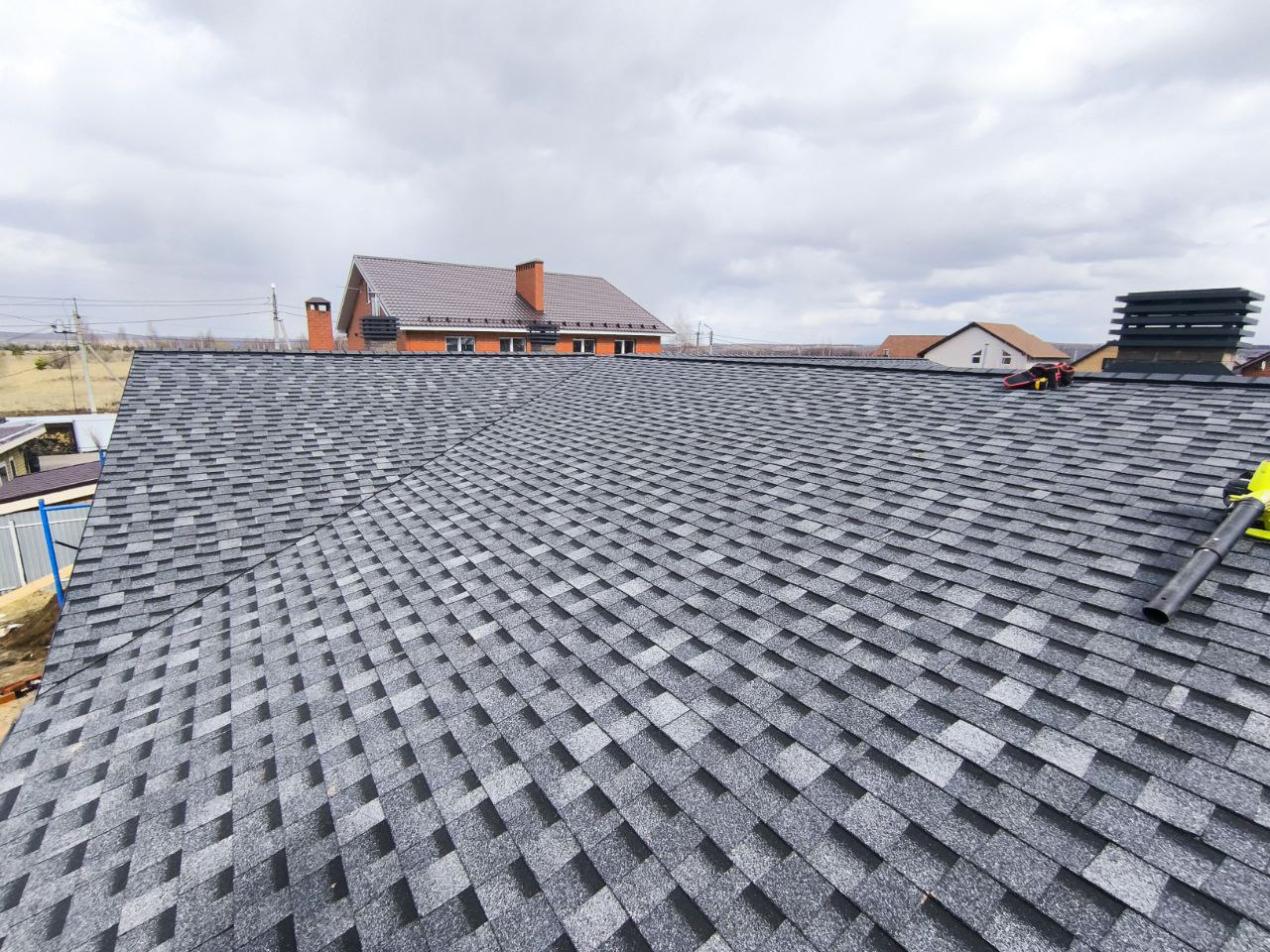 Готовый объект кровельных работ